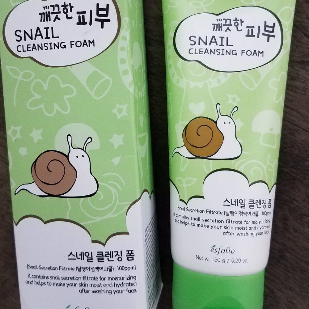 esfolio SNAIL cleansing foam sealed unisex